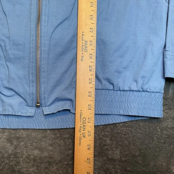 Quicksilver x Stranger Things Jacket Mens Medium Blue Surfer Patchwork Full Zip - Picture 2 of 10